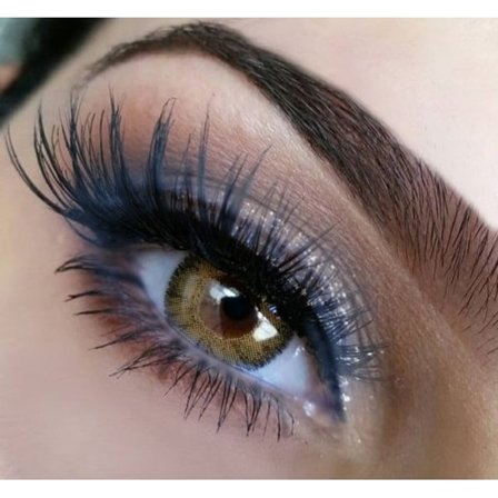 Ljusbrun/hazel linser för både mörka och ljusa ögon,med linsetui