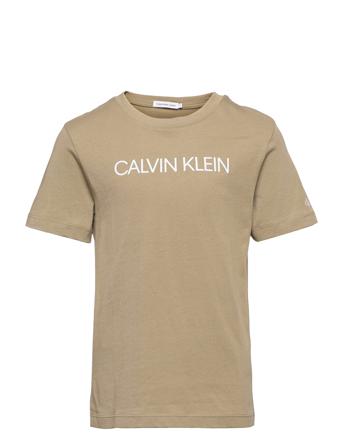 Institutional T-Shirt T-shirts Short-sleeved Vihreä Calvin Klein