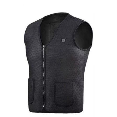 USB-lämmitetty liivi Älykäs lämmitetty liivi (ei virtapankkia) Musta Neopreeni XXL