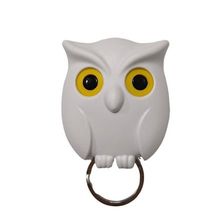 Owl Key Holder Owl Key Kroker HVIT