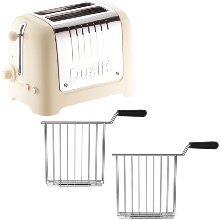 Dualit Lite-leivänpaahdin kahdelle viipaleelle + halsteri, Canvas