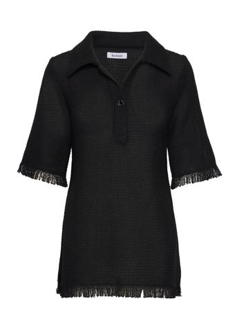 Rodebjer Nuori Blouses Short-sleeved Svart RODEBJER*Betinget Tilbud