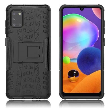 Offroad kuoret - Samsung Galaxy A31 - Musta Black