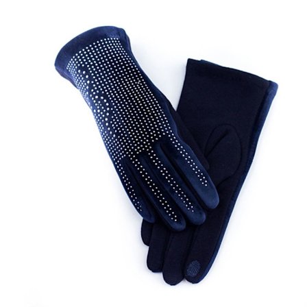 Rhinestone Handsker Varme Handsker MØRKEBLÅ MØRKEBLÅ
