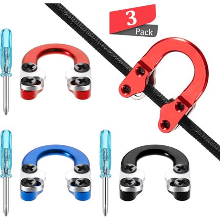 3 sett med bueskytespenner i metall for sammensatt bue