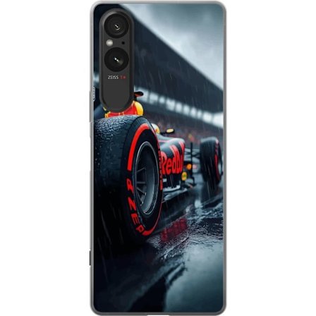 Sony Xperia 10 VI Läpinäkyvä kuori Labubu söpö vaaleanpunainen sydänkuvio popmart-tyylillä