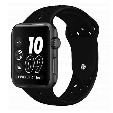 Apple Watch SE 40mm Stilren Sportarmband Runnr Svart/Svart