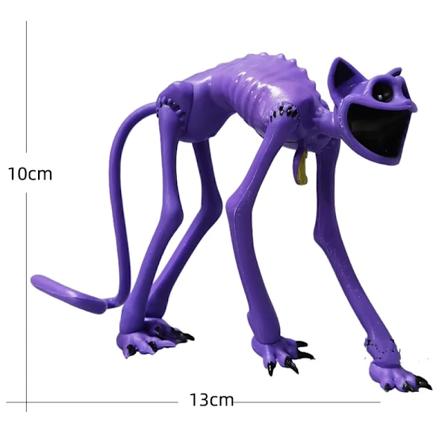 Smilende Critters Serie Figurer Catnap Figur Terror Monster Kat Figurine Pvc Modeller Spil Ornament Samleobjekter Legetøj Gave 2