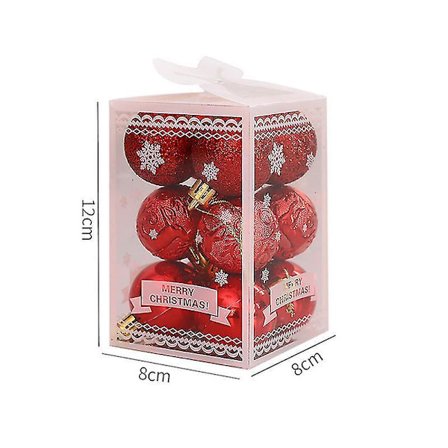 1 laatikko 12 kpl joulupalloja puun koristeita kodin sisustukseen riipus