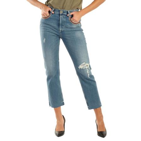 Replay Straight Jeans Blå, Dame, Størrelse: W26
