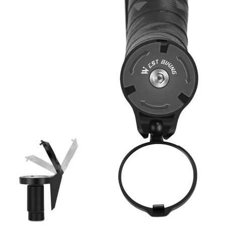 Universal Sykkel Rearview Speil Justerbar Roter Klar Sykkel Styre Konveks View Speil