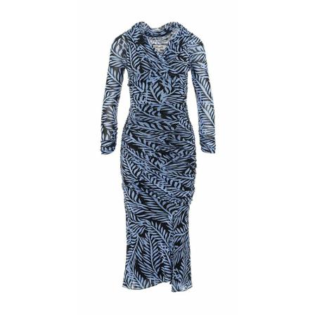 Diane Von Furstenberg Kjole Dvfdl2Q008 22 Blå, Dame