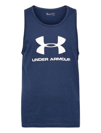 Ua M Sportstyle Logo Tank T-shirt Ærmeløs Blå Under Armour