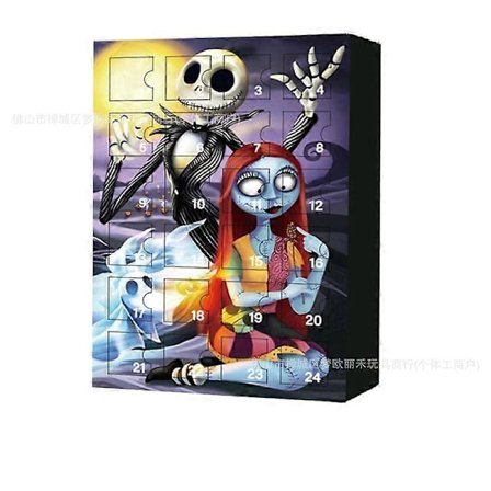 2025 Halloween adventskalender blind box ornament nya blind box leksaker kreativa leksaker