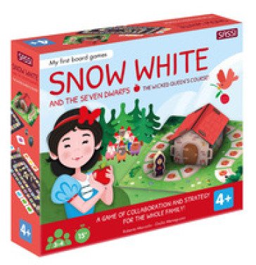 Snow white and the seven dwarfs. The wicked queen's course! My first board games. Ediz. a colori. Con casetta 3D da costruire. Con 8 pedine di legno. 