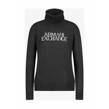 Armani Exchange, Turtlenecks Grijs, Dames, Maat:S