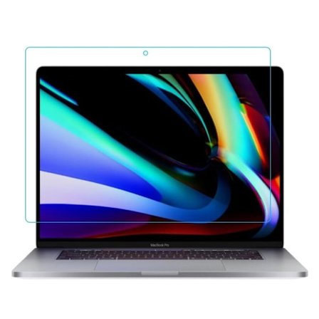 MacBook Pro 16 (2019-) arc edge hærdet glas skærmbeskyttelse