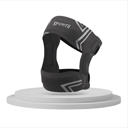 Uusi Anti-Twist Patella -polvituki urheiluun Black