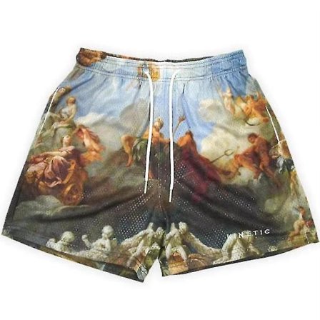 Nya Summe Basic Shorts för män Högkvalitativ modetrend Casual Shorts Basketträning Snabbtorkande Mesh Shorts för män som andas