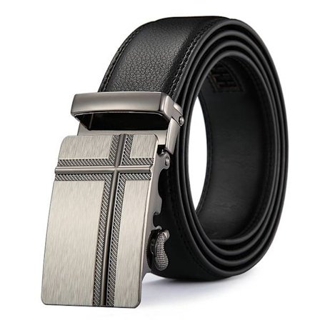 Herrebelte i kuskinn med automatisk spenne og ung business