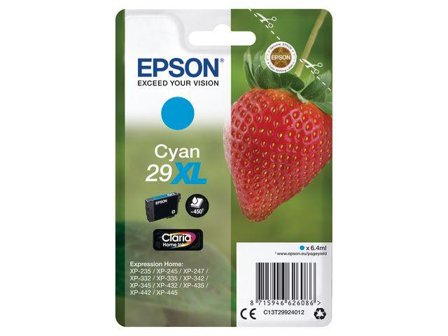 Epson 29XL - XL - cyan - original - blekkpatron