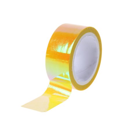 15mm X 5m Gullblad Washi Tape, Oransje, Blå, Gul, Rosa, Lilla, Grønn, Japansk Farge Kawaii DIY Scrapbooking