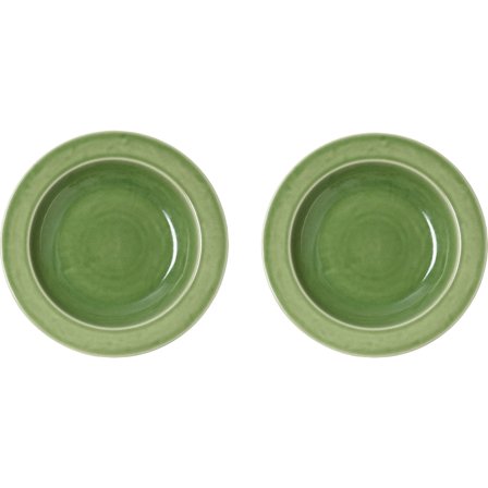 Potteryjo Daga dyb tallerken Ø23,5, grøn, 2 stk. | KitchenOne