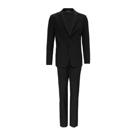 Z Zegna, Suit Zwart, Heren, Maat:L