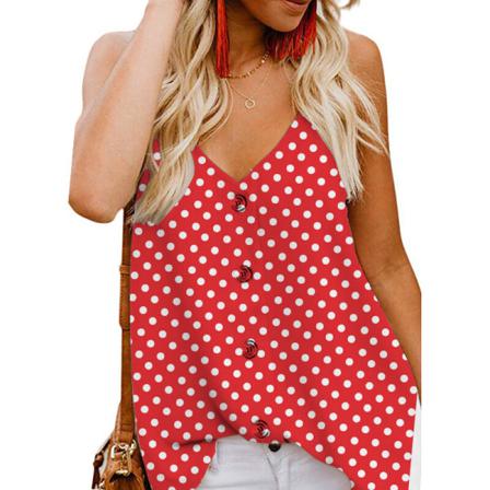Dam Ärmlös Cami S V-hals Camisole