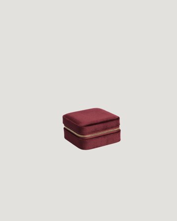 Dark Department Velvet Jewellery Box Mini Röd Accessoarer Tjej - Kids Brand Store