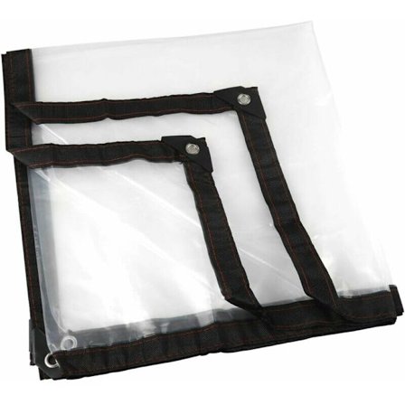 Läpinäkyvä pressu, kirkas puutarhan vedenpitävä pressu, pakkassuojattu, sateenkestävä kalvo, eristyskalvo, PE-markiisi, muovikate (2 2m)