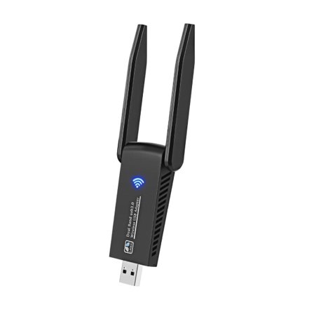 AC1300 Mbps Tehokas WiFi-sovitin, Dual Band USB 3.0 WiFi-sovitin, 2,4G/5GHz WiFi-sovitin, PC/kannettava/työasema/tabletti WiFi USB-sovitin