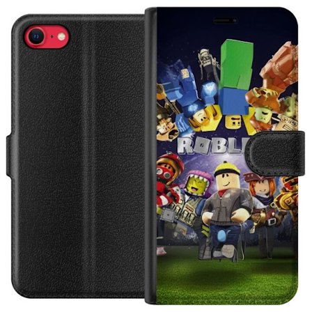 Kompatibelt Lommeboketui til Apple Apple iPhone 8 Roblox Verden - Spilleventyr for Barn og Ungdom