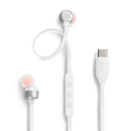 JBL - Hodetelefoner in-ear Tune 310C White Hvit
