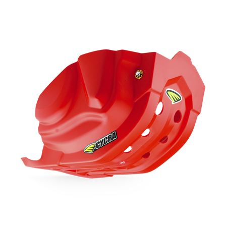 Piastra Paramotore Cycra Full Combat Rossa - Honda CRF 450R 2017-2020