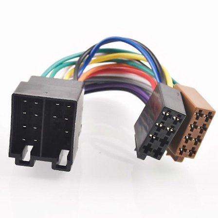 Autoradion ISO-sovitin, pidennetty muuntokaapeli Peugeot 106 206 306 307 405 406 607