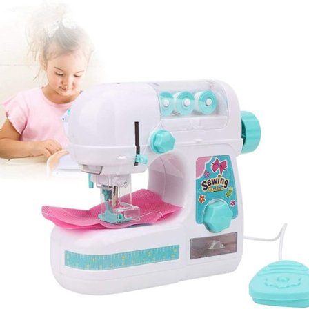 Symaskin for barn, bærbar, pedagogisk, interessant leketøy for