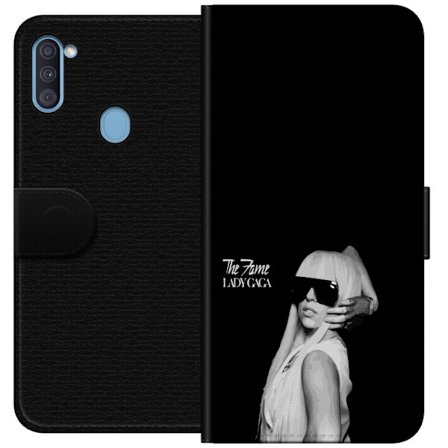 Kompatibelt Lommeboketui til Samsung Galaxy A11 Stranger Things plakat med syklende silhuetter og rød lynstorm i dramatisk retrodesign