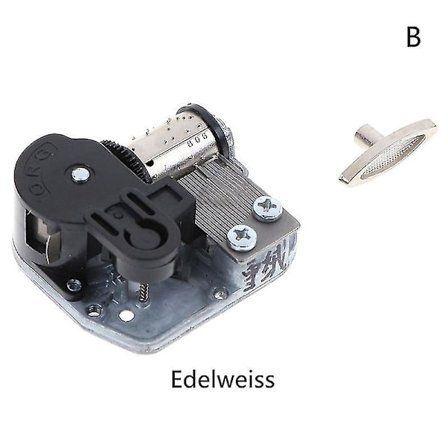 Mekaniskt DIY-musiksnöre Sankyo Musikrörelse + nyckel