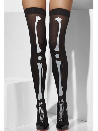 Skjelett Knestrømper