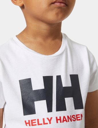 Helly Hansen K Hh Logo T-Shirt - White - 110