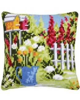 Stickpackung Kissen Im Garten