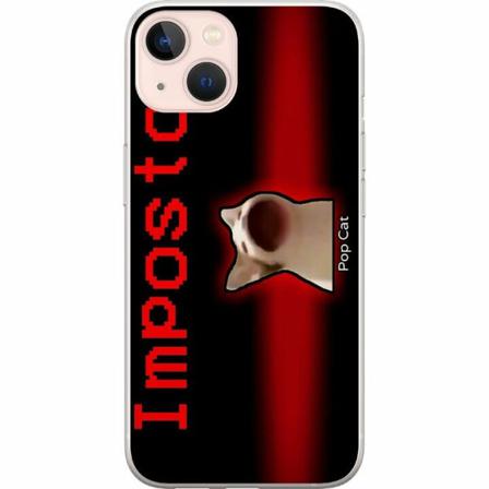 Apple Iphone 14 Genomskinligt Skal Pop Cat Meme