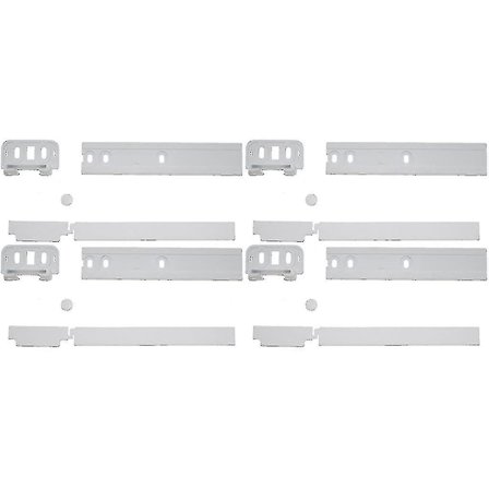 Integrert kjøleskap/fryser dekor dør skyve hengselsett