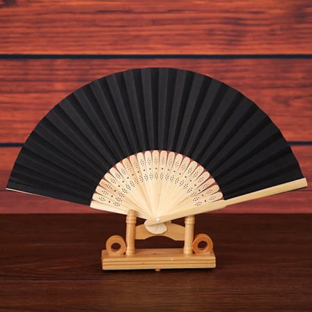 Paper Folding Fans Blank Bamboo Hand Held Fan for Practice Calligraphy Doodle DIY Painting Wedding Party Decor Gifts