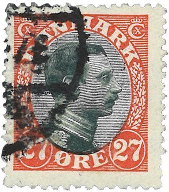 Danmark 1918 - AFA 102 - Stemplet