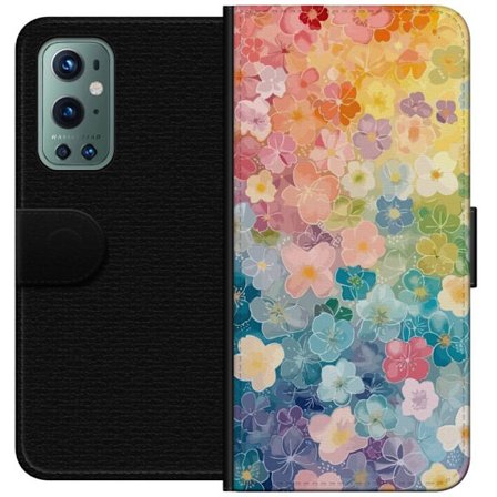 Kompatibelt Plånboksfodral till OnePlus OnePlus 9 Pro Småblomster