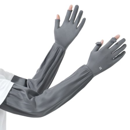 Ice Silk Sleeve Solskyddssleeve MÖRKGRÅ