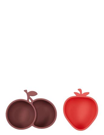 Strawberry & Cherry Snack Bowl Home Meal Time Plates & Bowls Bowls Multi/patterned OYOY MINI