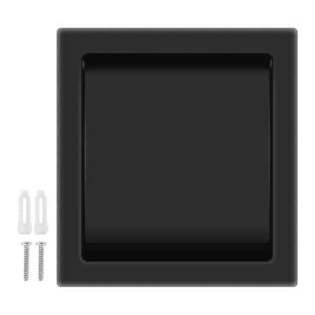 Indbygget toiletpapirholder, dobbelt rullepapirkasse i rustfrit stål til badeværelse, vægmonteret papirholder